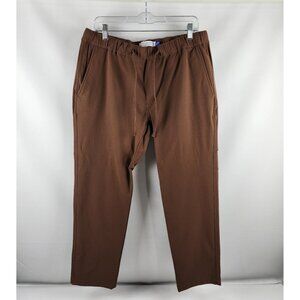 Peter Manning Pants Mens 36/38 x 28 Brown Everywear Drawstring Pant (36x28)